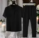 Creation Polo Collar T-shirt with Pyjamas